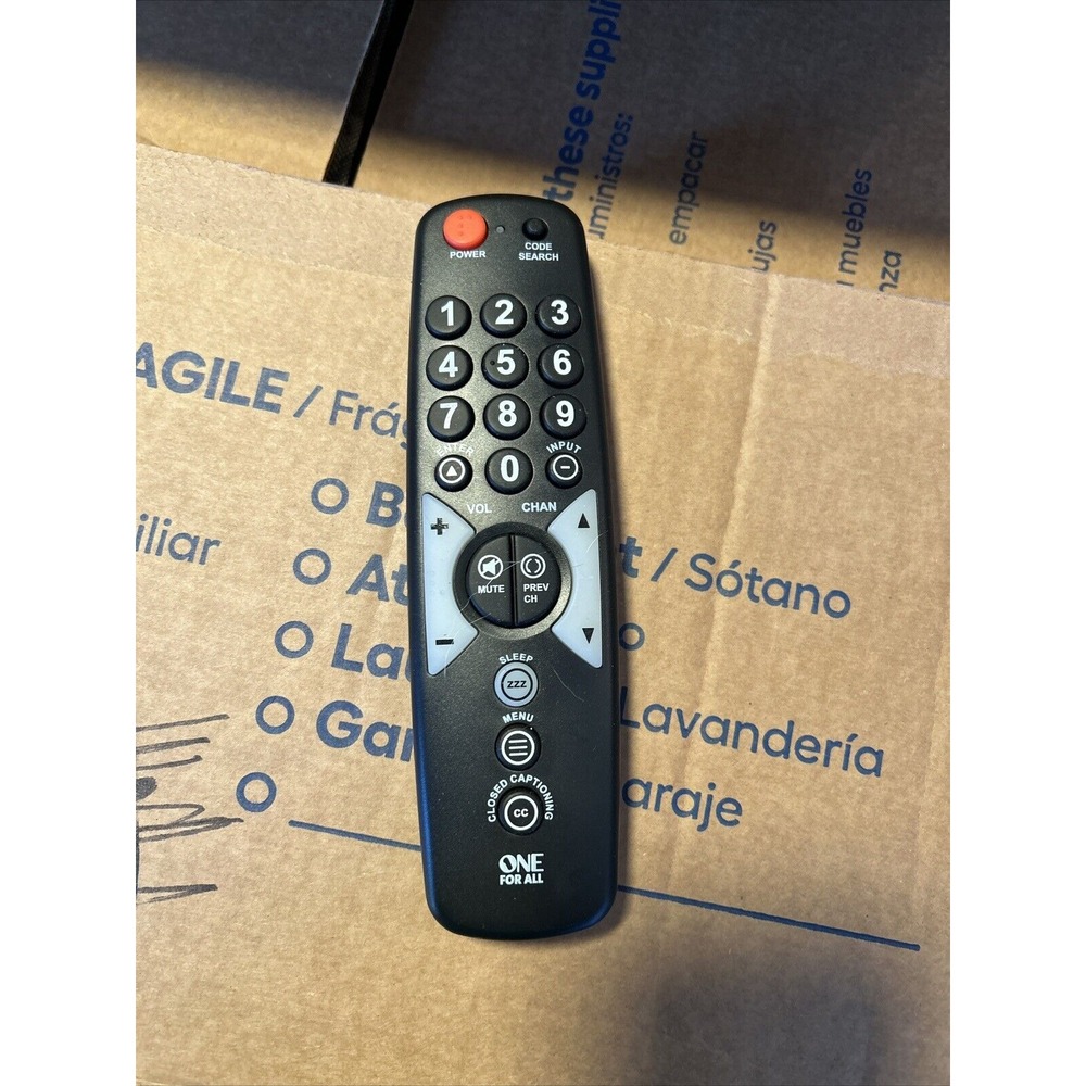 One‎ For All Universal Remote Control Glow Button SKU 302